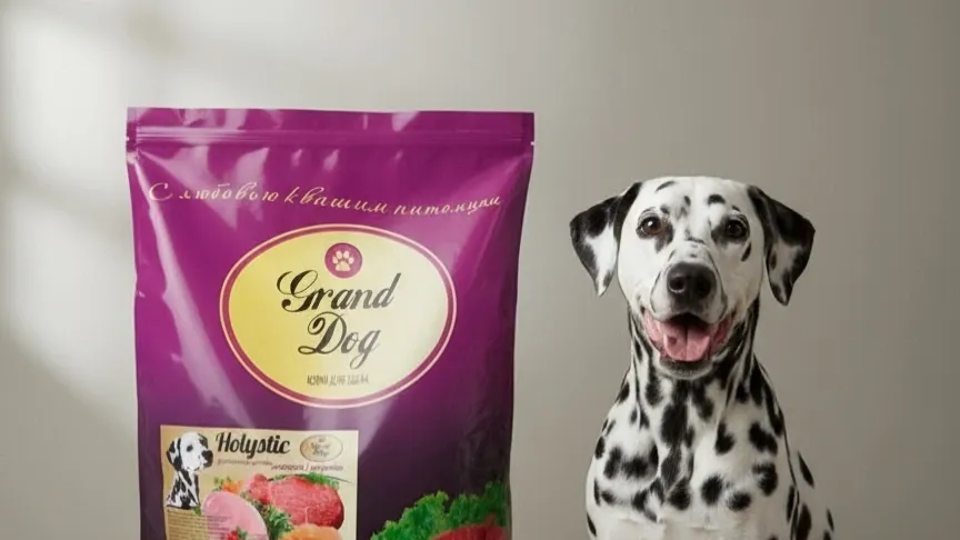 Grand Dog — Корм для собак · кейс Franch Royalty Маркетинг