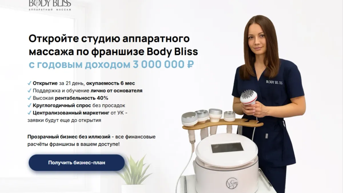 Body Bliss — Продвижение франшизы Body Bliss в Яндекс Директе и ВК · кейс Franch Royalty Маркетинг